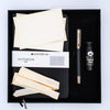 Monteverde Ritma Fountain Pen - Matte Carbon Fiber Notebook Set - Pen Boutique Ltd