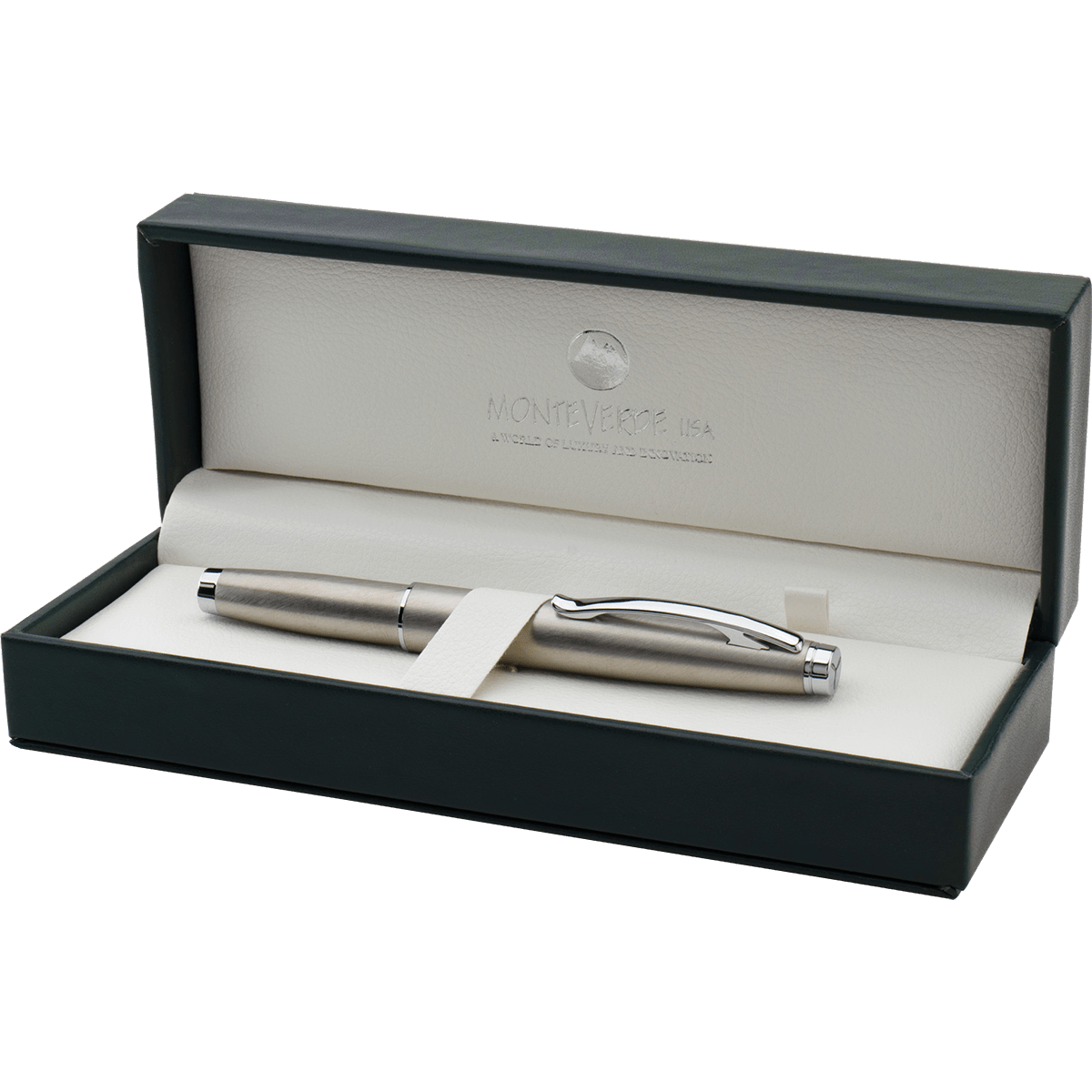 Monteverde Dakota Gel Pen - Stainless Steel - Pen Boutique Ltd