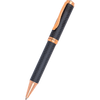 Monteverde Innova Ballpoint Pen - Matte Carbon Fiber - Rose Gold Trim - Pen Boutique Ltd