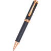 Monteverde Innova Ballpoint Pen - Matte Carbon Fiber - Rose Gold Trim - Pen Boutique Ltd