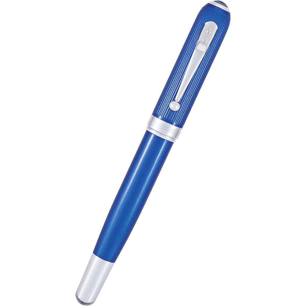 Monteverde Rodeo Drive Blue Metallic Chrome Fountain Pen - Pen Boutique Ltd