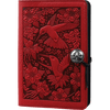 Oberon Design Hummingbird Large Journal - Red - Pen Boutique Ltd