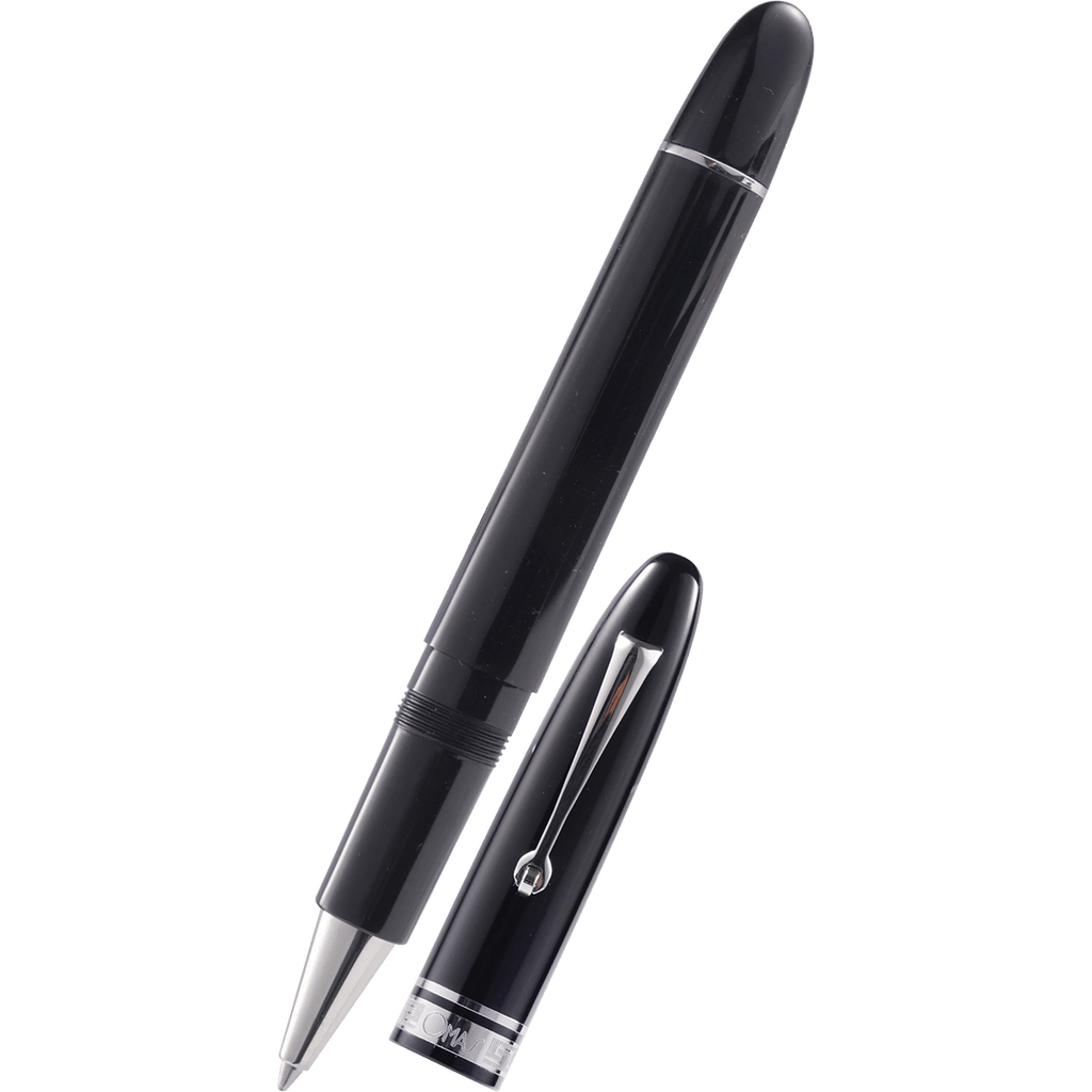 Omas Ogiva Rollerball Pen - Nera - Silver Trim - Pen Boutique Ltd
