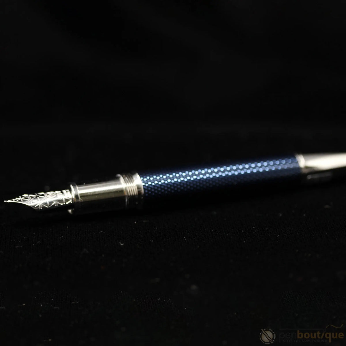 Montblanc Solitaire Fountain Pen - Blue Hour - Legrand - Pen Boutique Ltd