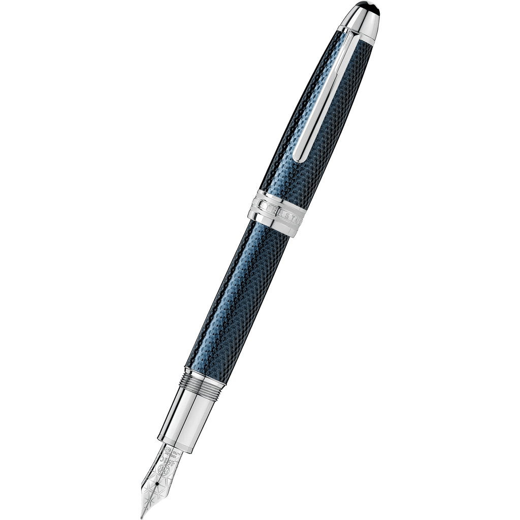 Montblanc Solitaire Fountain Pen - Blue Hour - Legrand - Pen Boutique Ltd