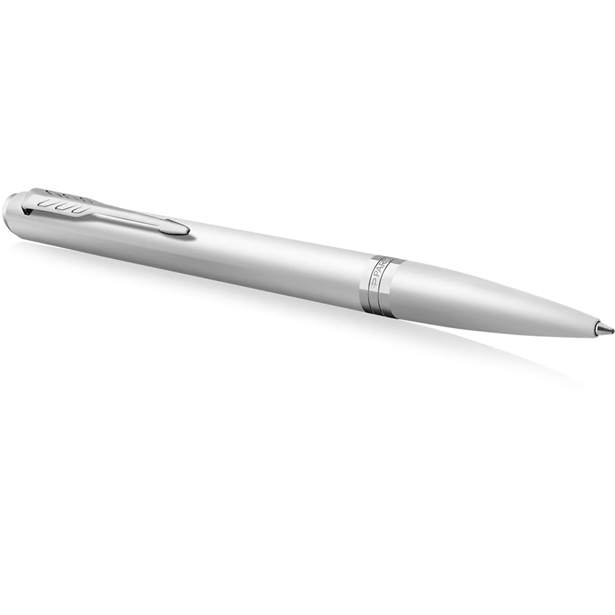 Parker Meridian Ballpoint Pen - Chrome - Chrome Trim - Pen Boutique Ltd