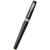 Parker Meridian Rollerball Pen - Black - Chrome Trim - Pen Boutique Ltd