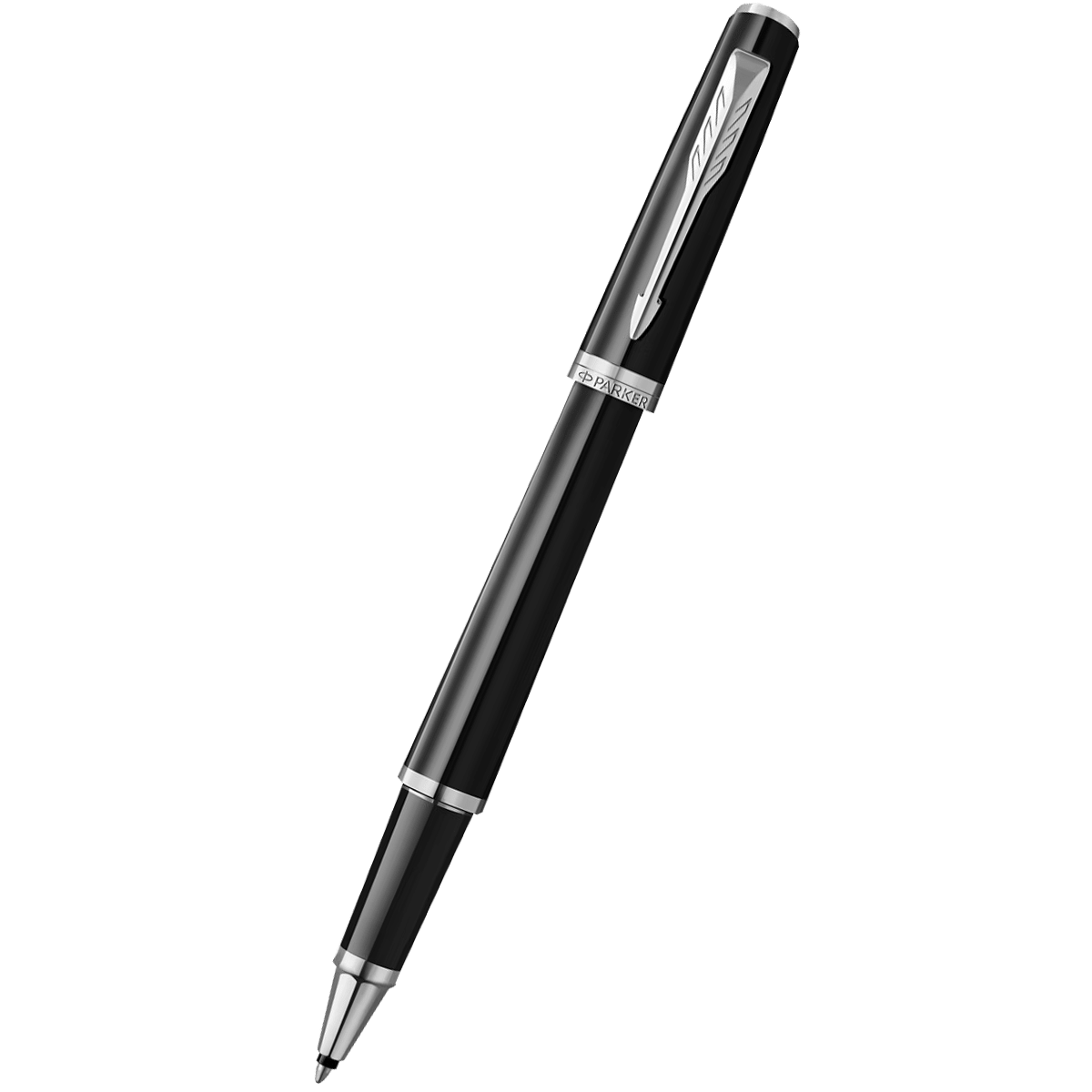 Parker Meridian Rollerball Pen - Black - Chrome Trim - Pen Boutique Ltd