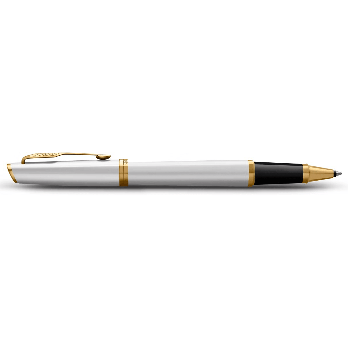 Parker Meridian Rollerball Pen - Chrome - Gold Trim - Pen Boutique Ltd