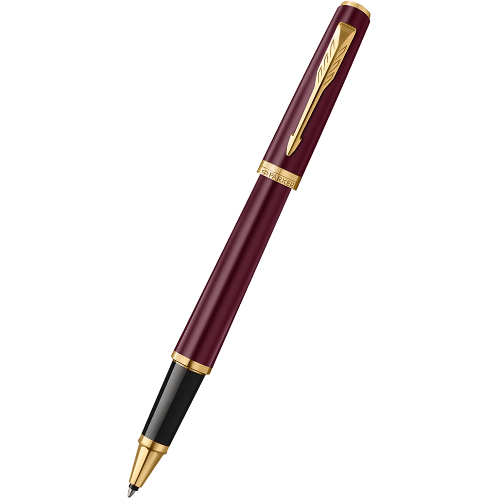 Parker Meridian Rollerball Pen - Red - Gold Trim - Pen Boutique Ltd