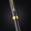 Parker Sonnet Fountain Pen - Grey - Gold Trim - Pen Boutique Ltd