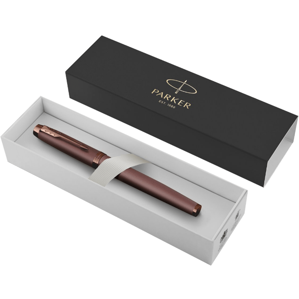 Parker IM Fountain Pen - Monochrome - Burgundy - Pen Boutique Ltd