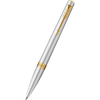 Parker Meridian Ballpoint Pen - Chrome - Gold Trim - Pen Boutique Ltd