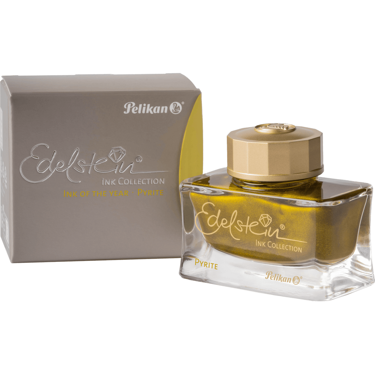 Pelikan Edelstein Ink Bottle - Pyrite - 50ml (Ink Of The Year 2026) - Pen Boutique Ltd