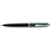 Pelikan Souveran Ballpoint Pen - K800 Black & Green Stripe - Pen Boutique Ltd