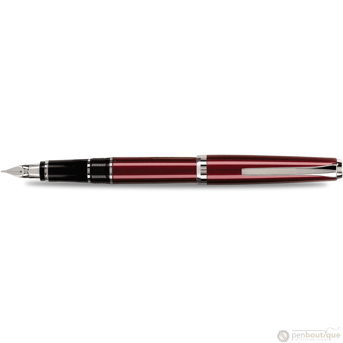 Pilot Falcon 2 Fountain Pen - Metal Burgundy - Pen Boutique Ltd