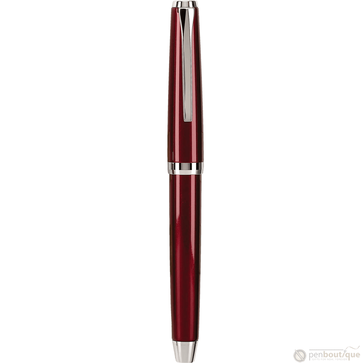Pilot Falcon 2 Fountain Pen - Metal Burgundy - Pen Boutique Ltd