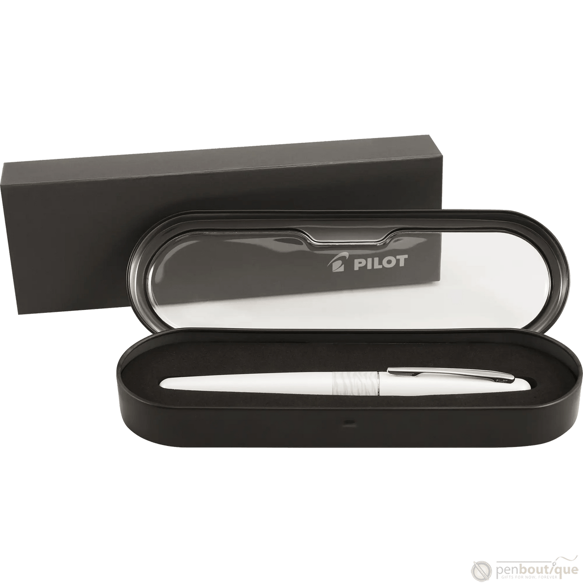 Pilot Rollerball Pen - MR Collection - Animal - Matte White Tiger - Pen Boutique Ltd