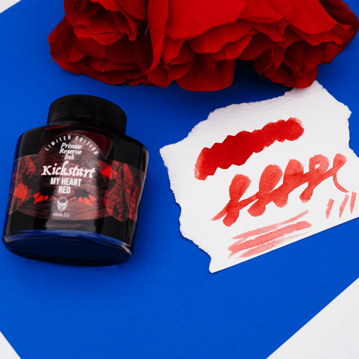 Private Reserve Ink Bottle - Kickstart My Heart Red - 60 ml (Limited Edition) - Pen Boutique Ltd