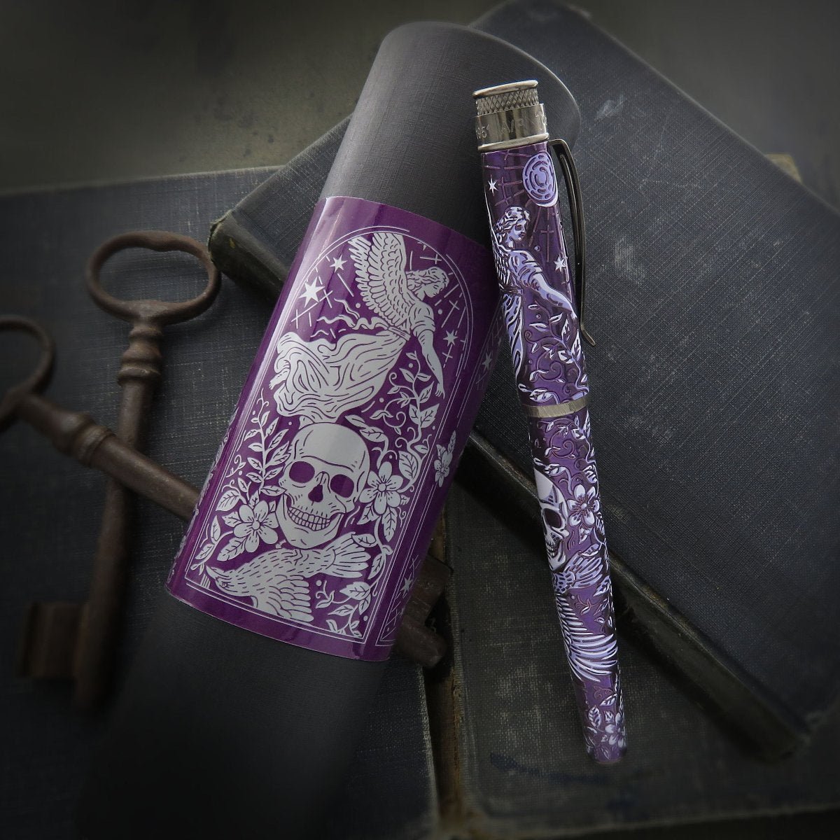 Retro 51 Tornado x Pen Boutique Exclusive Fountain Pen - Raven 3 - 2024 Edition - Pen Boutique Ltd