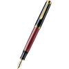 Pelikan Souveran Fountain Pen - M600 Black/Red - Pen Boutique Ltd