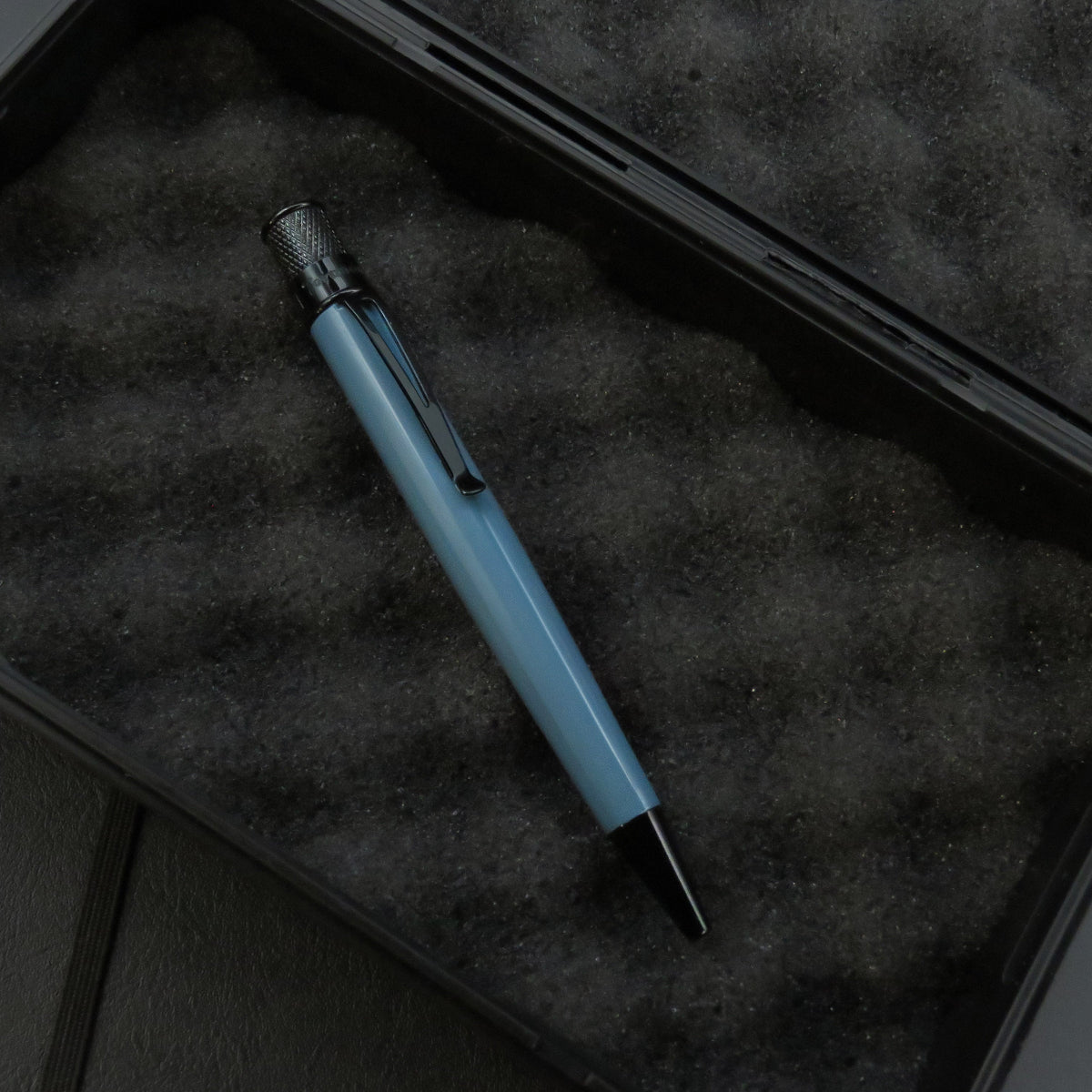 Retro 51 Tornado Stealth Lacquers Rollerball Pen - Deep Aqua - Pen Boutique Ltd