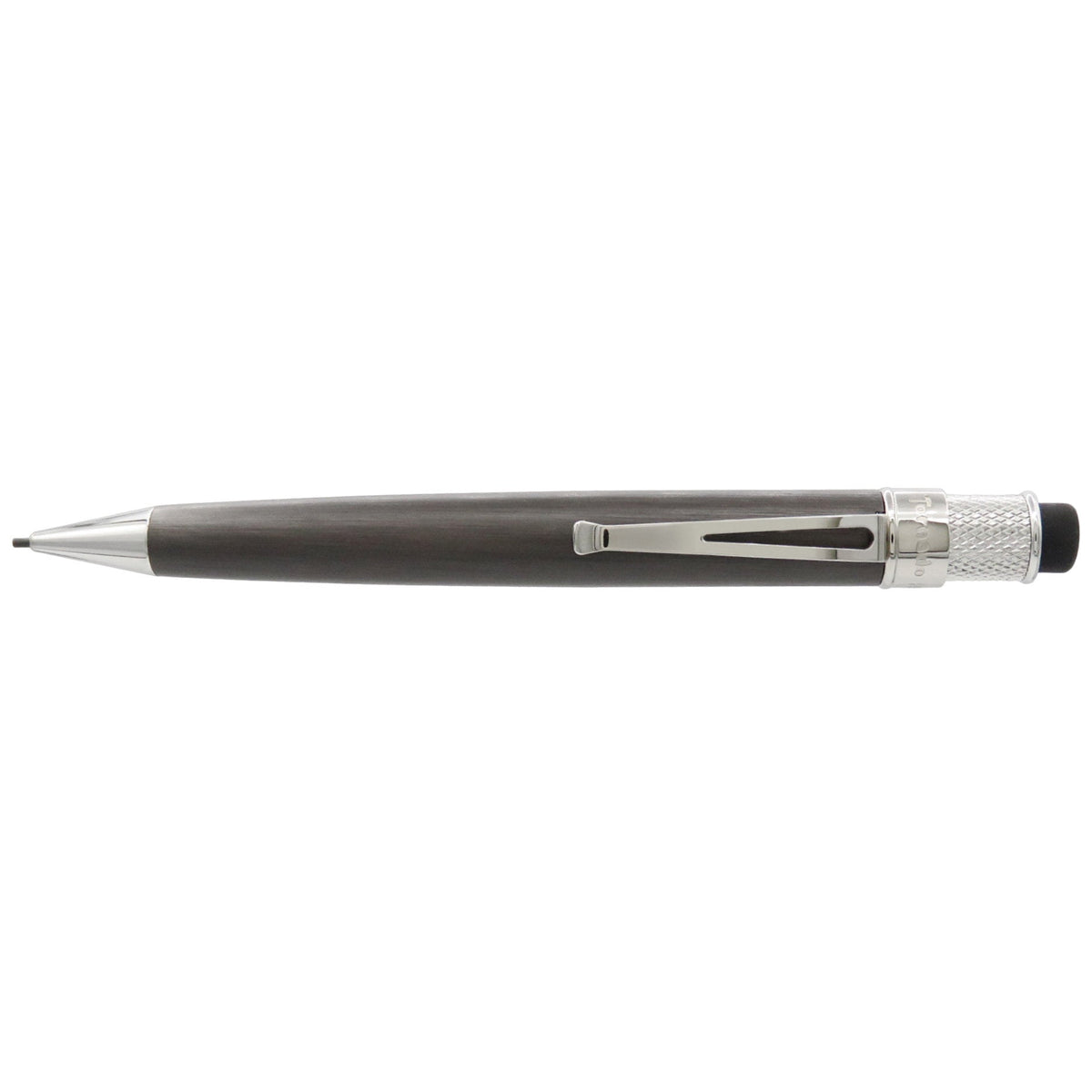 Retro51 Tornado Platinum Pencil - Black Nickel - Pen Boutique Ltd