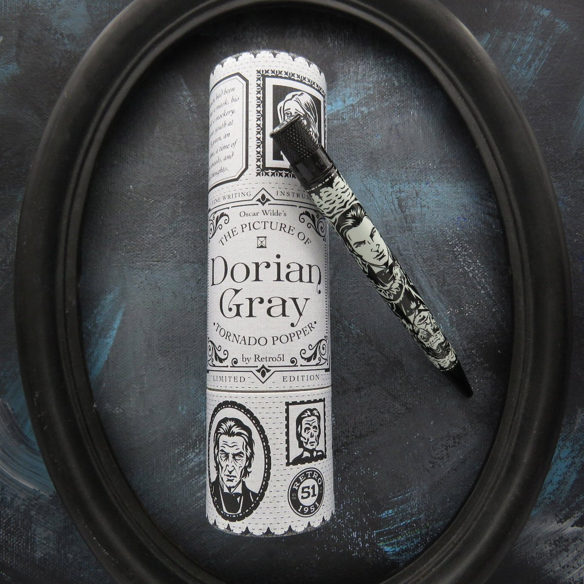 Retro51 Tornado Popper Rollerball Pen - Dorian Gray (Limited Edition 1031) - Pen Boutique Ltd