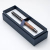 Tom Hessin Revolution Rustic Rollerball Pen – Walnut Wood Barrel & Gunmetal Trim - Pen Boutique Ltd