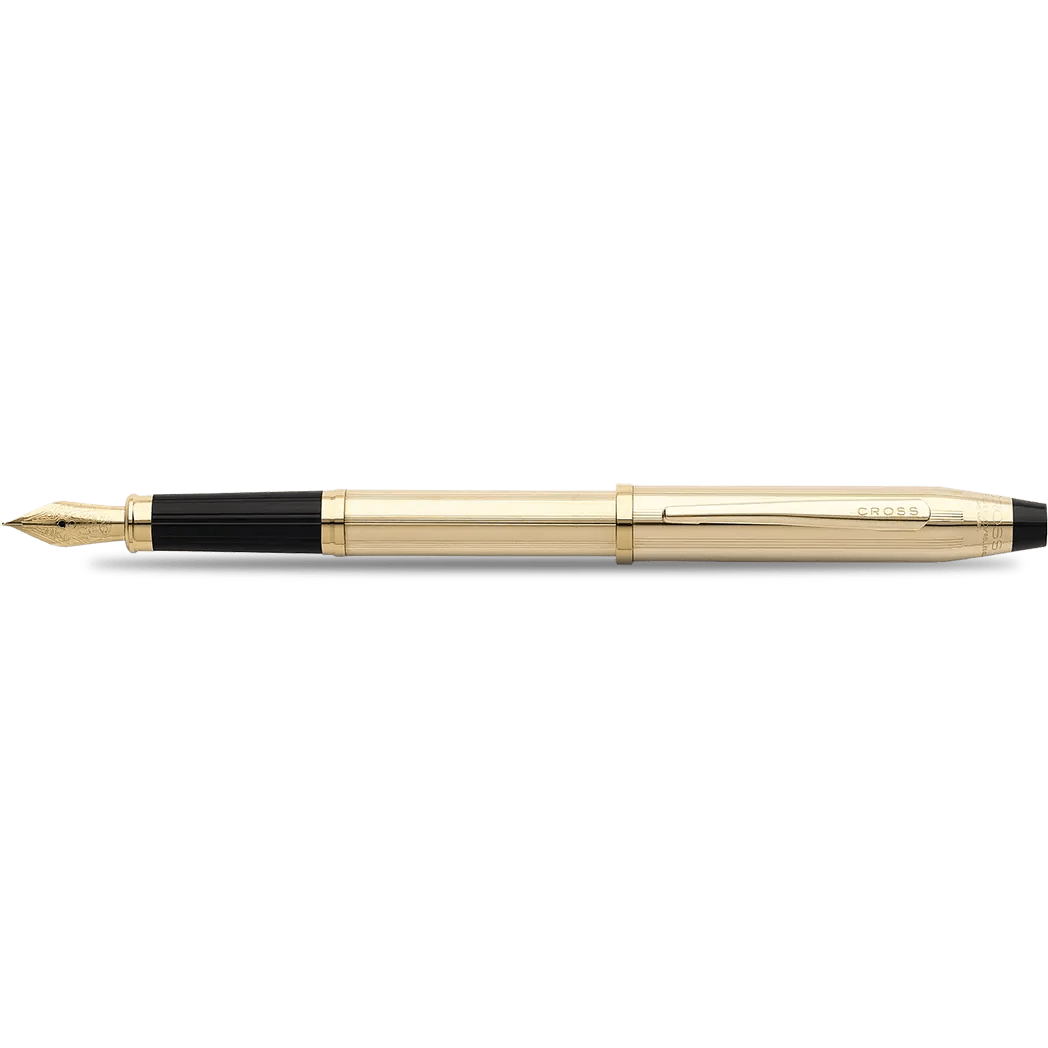 Cross Century II 10K Filled/Rolled Fountain Pen - Gold - Pen Boutique Ltd