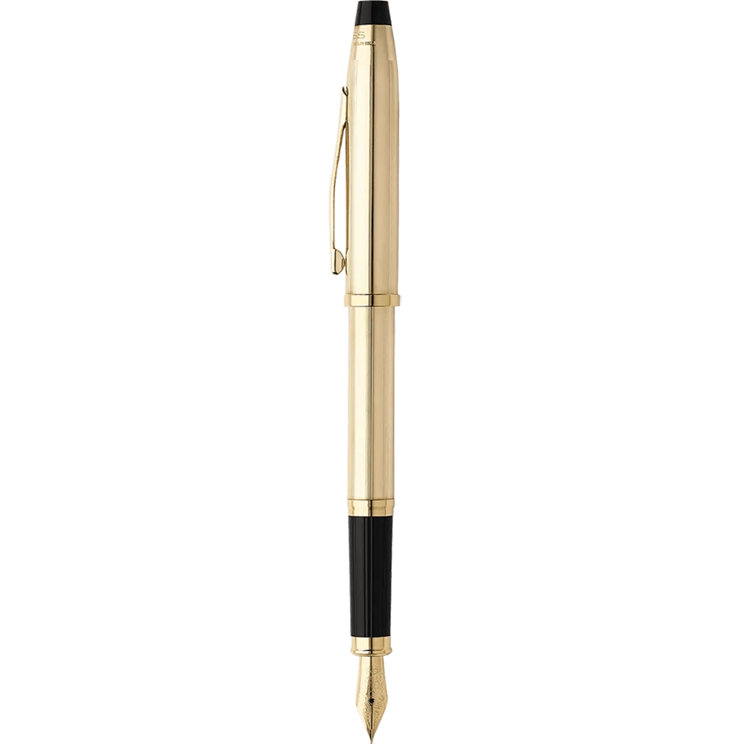 Cross Century II 10K Filled/Rolled Fountain Pen - Gold - Pen Boutique Ltd