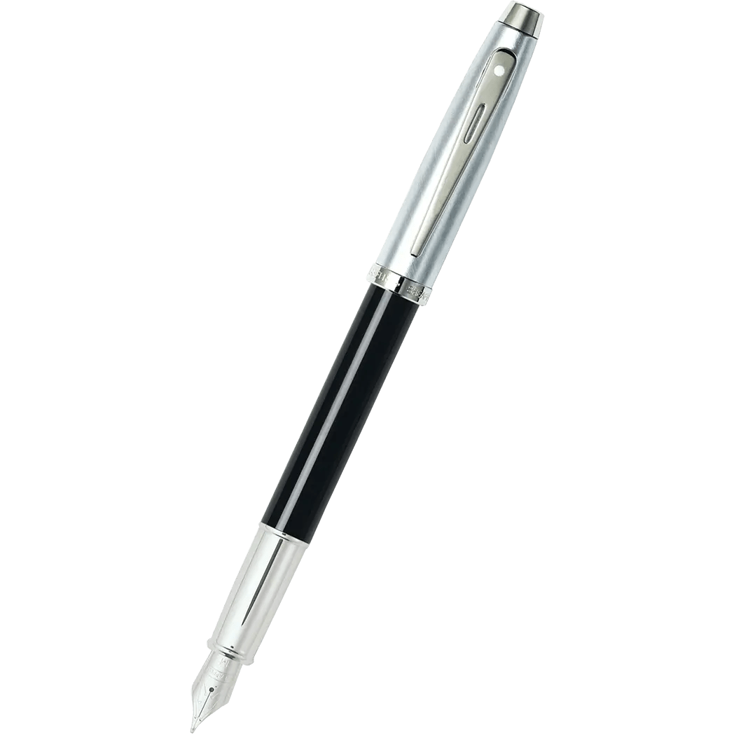 Sheaffer 100 Black Lacquer Fountain Pen - Pen Boutique Ltd