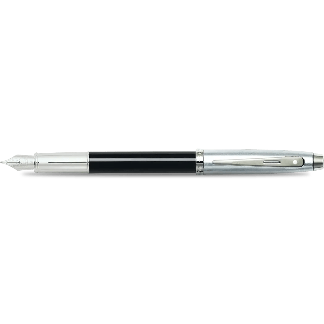Sheaffer 100 Black Lacquer Fountain Pen - Pen Boutique Ltd