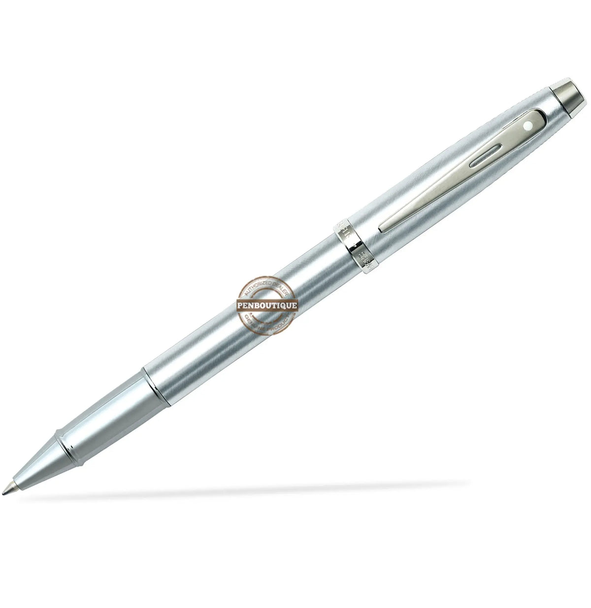 Sheaffer 100 Brushed Chrome Rollerball Pen - Pen Boutique Ltd