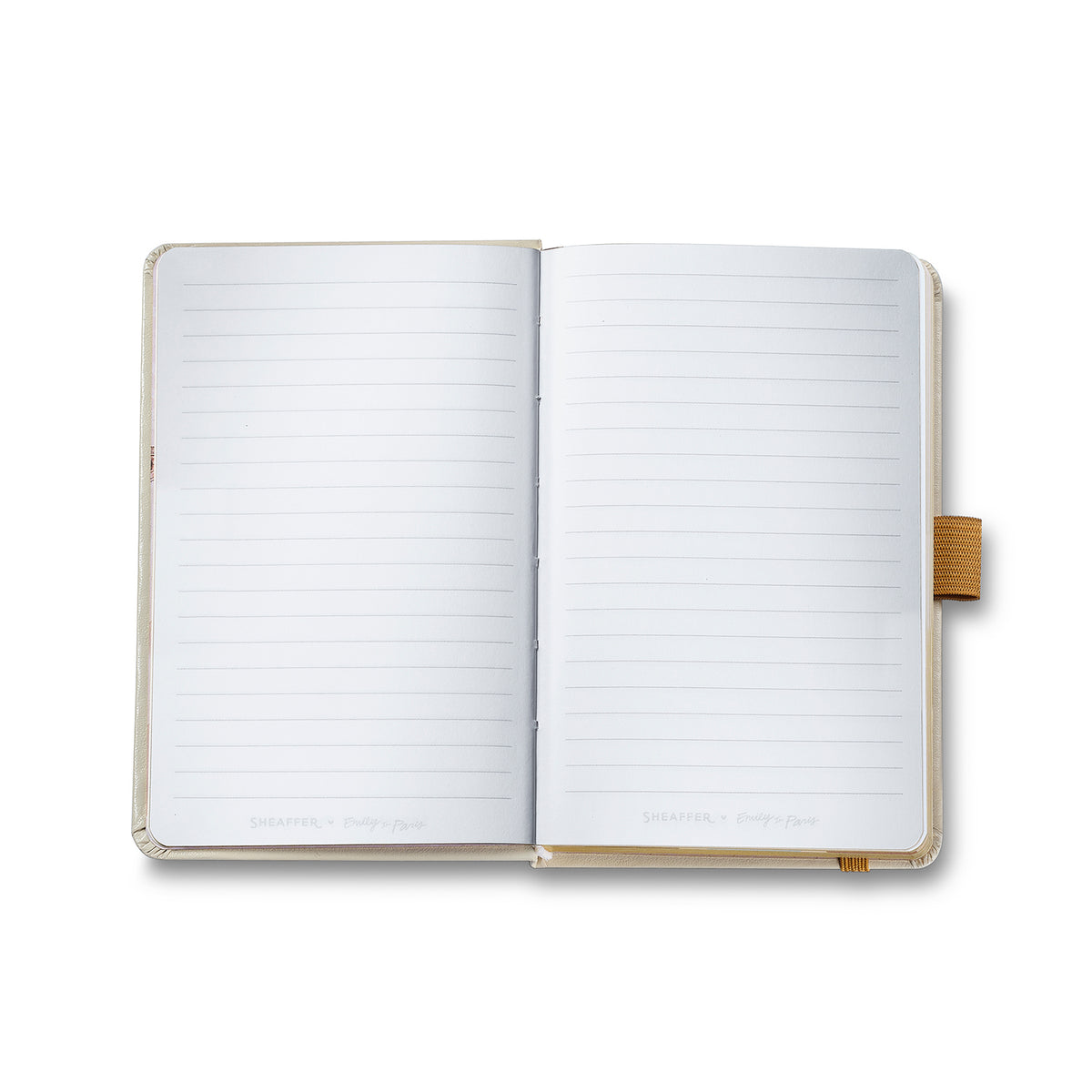 Sheaffer 100 x Emily in Paris Ballpoint Pen - Champagne Gold + Hardbound Small Notebook (Gift Set) - Pen Boutique Ltd