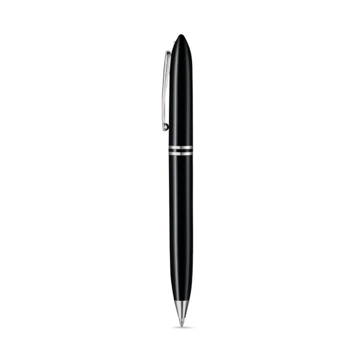 Sheaffer Balance III E892 Ballpoint Pen - Glossy Black - Chrome Trims-Pen Boutique Ltd