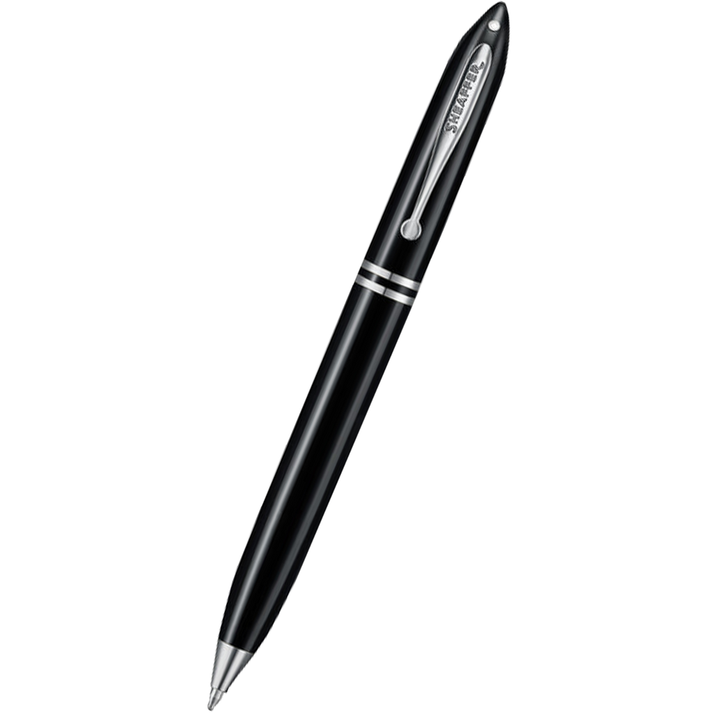 Sheaffer Balance III E892 Ballpoint Pen - Glossy Black - Chrome Trims-Pen Boutique Ltd