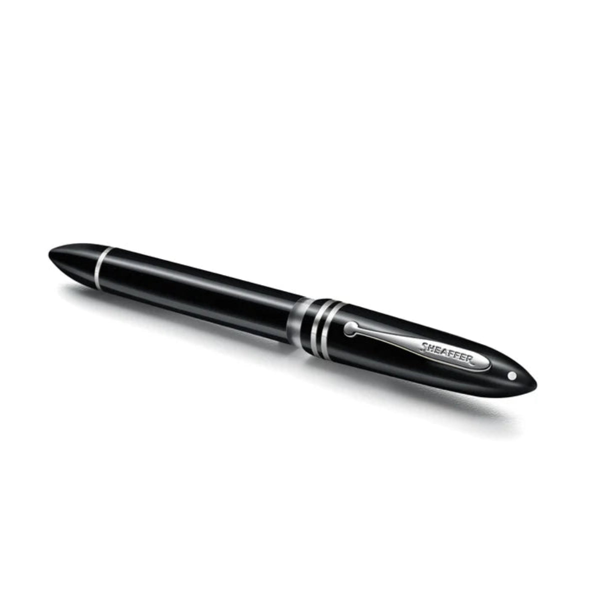 Sheaffer Balance III E892 Fountain Pen - Glossy Black - Chrome Trims-Pen Boutique Ltd