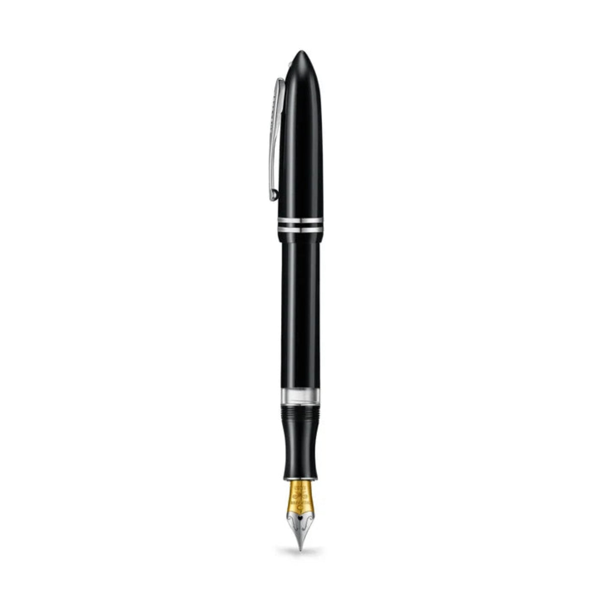 Sheaffer Balance III E892 Fountain Pen - Glossy Black - Chrome Trims-Pen Boutique Ltd