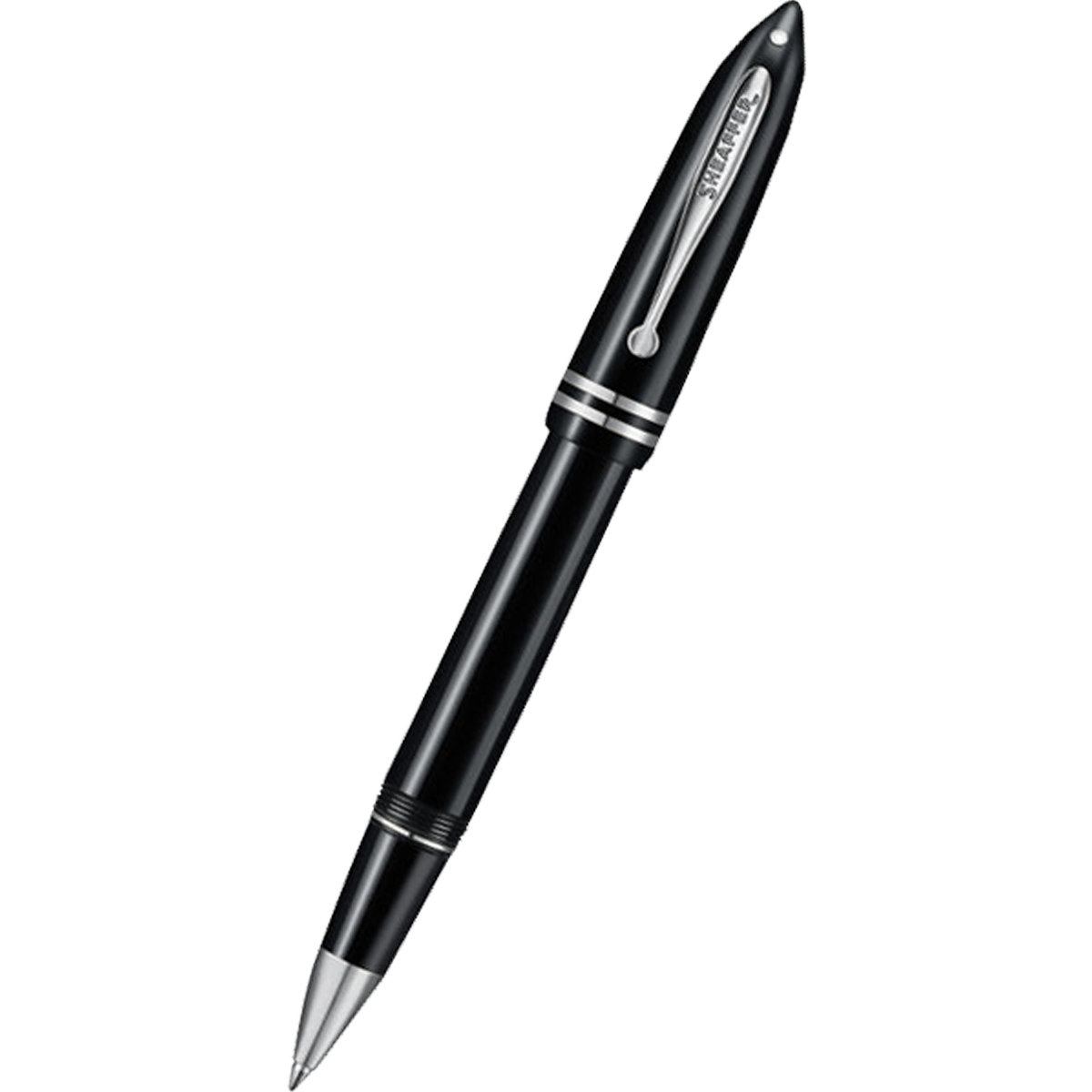 Sheaffer Balance III E892 Rollerball Pen - Glossy Black - Chrome Trims-Pen Boutique Ltd