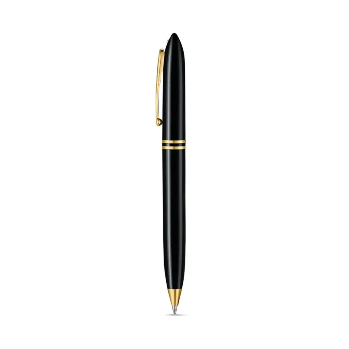 Sheaffer Balance III E893 Ballpoint Pen - Glossy Black - Gold Trims-Pen Boutique Ltd