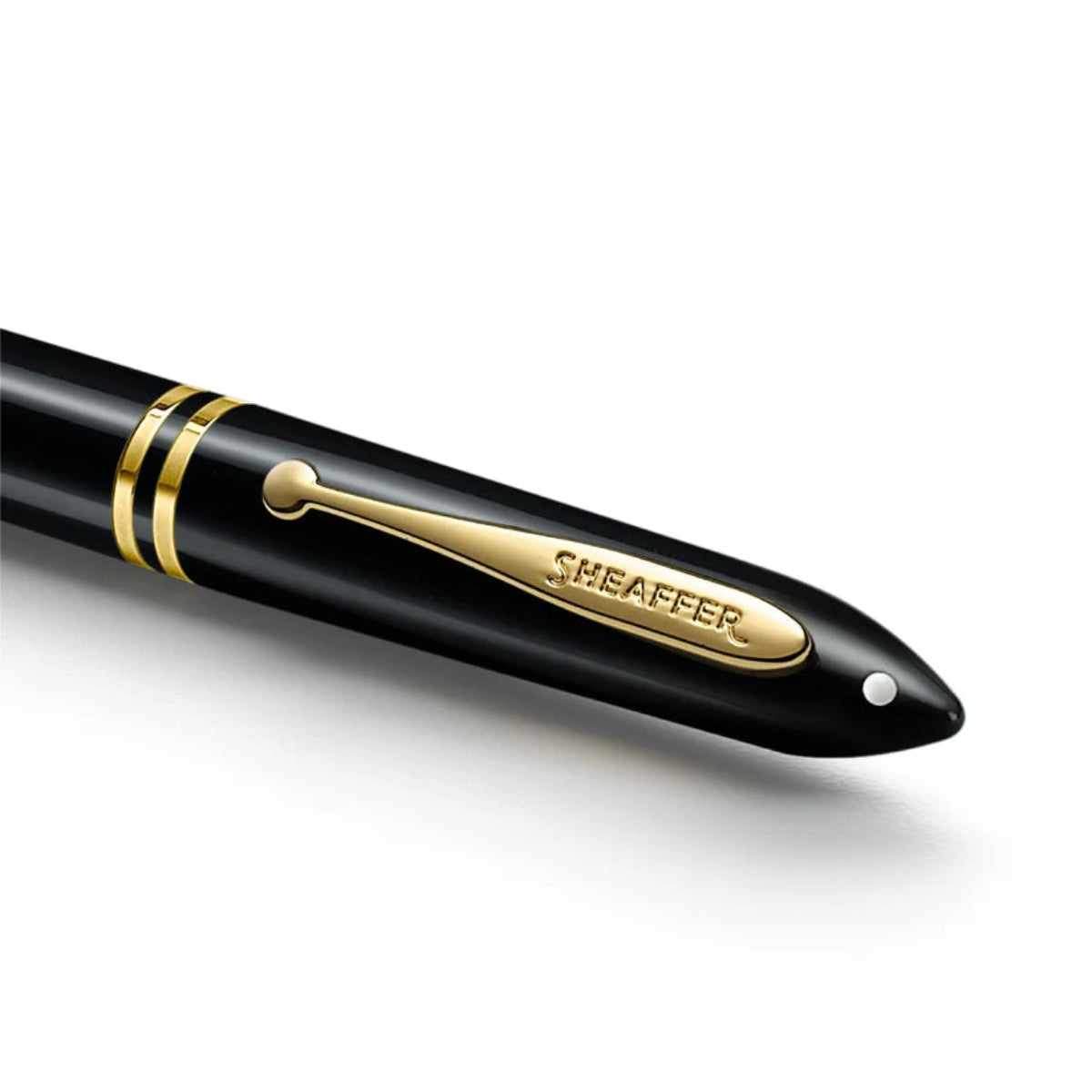 Sheaffer Balance III E893 Ballpoint Pen - Glossy Black - Gold Trims-Pen Boutique Ltd