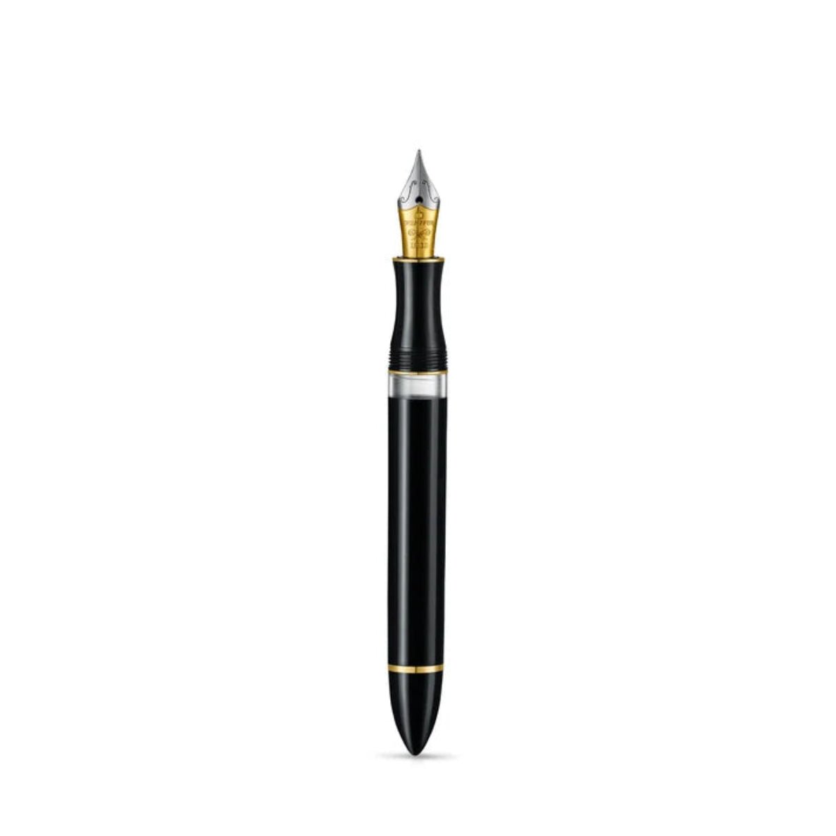 Sheaffer Balance III E893 Fountain Pen - Glossy Black - Gold Trims-Pen Boutique Ltd