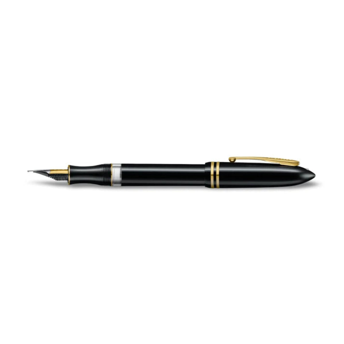 Sheaffer Balance III E893 Fountain Pen - Glossy Black - Gold Trims-Pen Boutique Ltd