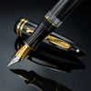 Sheaffer Balance III E893 Fountain Pen - Glossy Black - Gold Trims-Pen Boutique Ltd