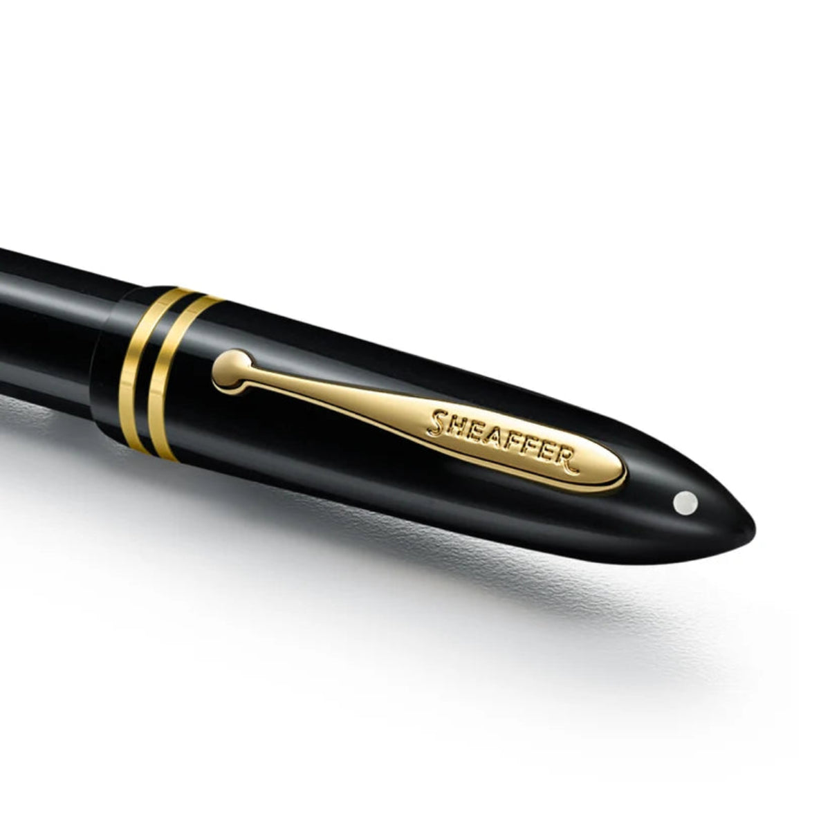 Sheaffer Balance III E893 Rollerball Pen - Glossy Black - Gold Trims-Pen Boutique Ltd