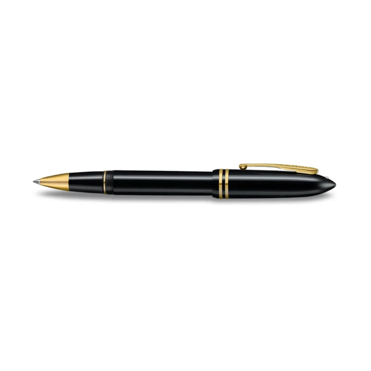 Sheaffer Balance III E893 Rollerball Pen - Glossy Black - Gold Trims-Pen Boutique Ltd