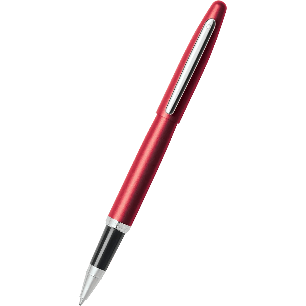 Sheaffer VFM Rollerball Pen - Excessive Red - Nickel Plated Trim - Pen Boutique Ltd