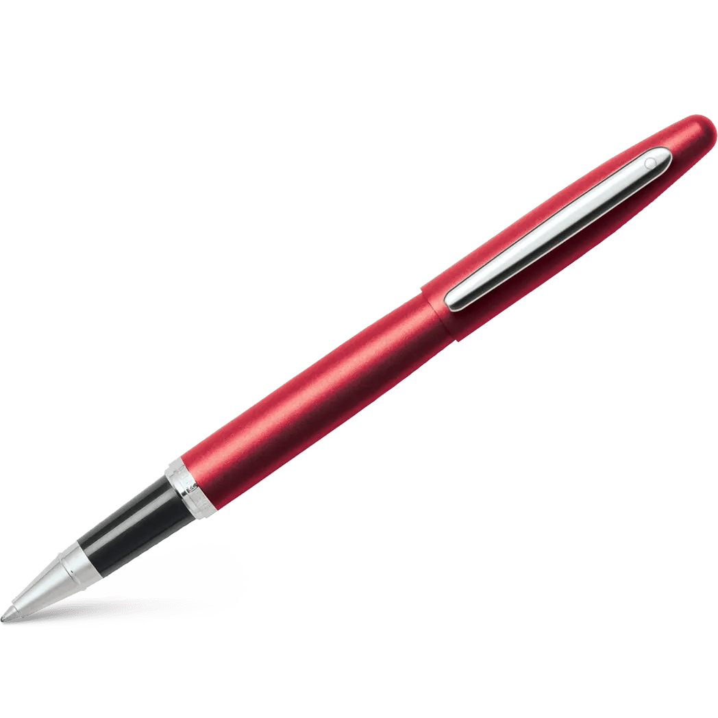 Sheaffer VFM Rollerball Pen - Excessive Red - Nickel Plated Trim - Pen Boutique Ltd