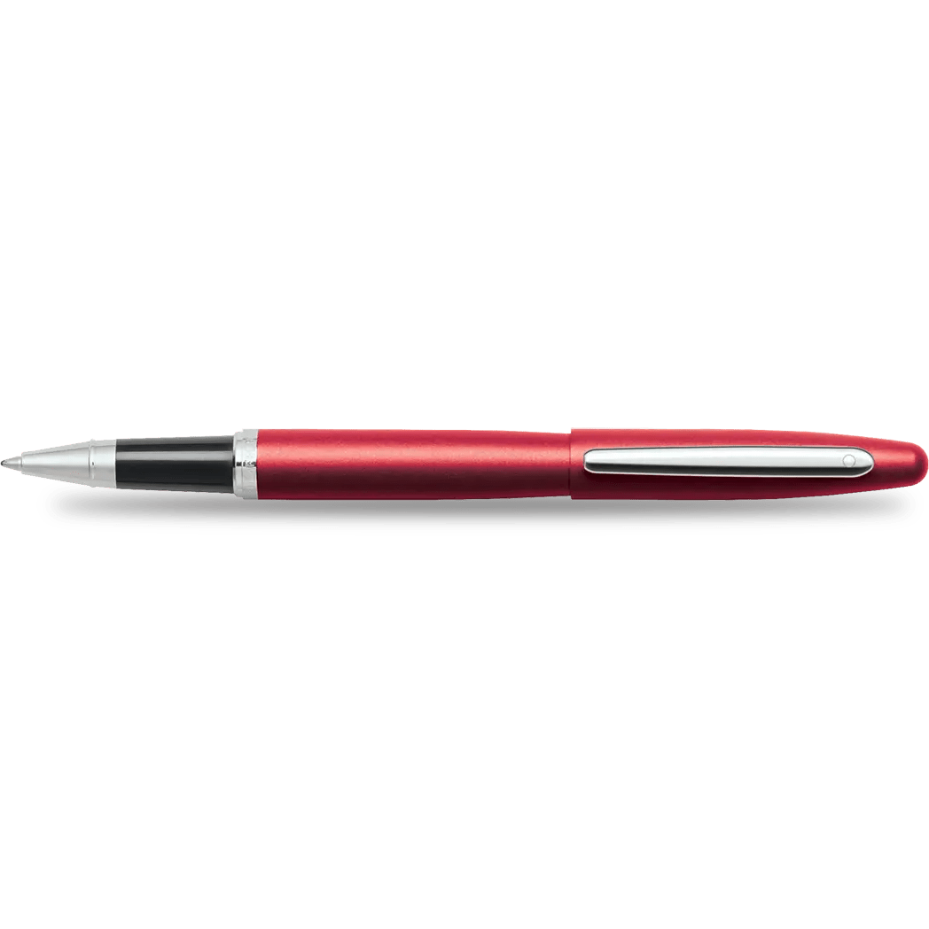 Sheaffer VFM Rollerball Pen - Excessive Red - Nickel Plated Trim - Pen Boutique Ltd